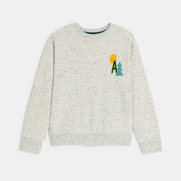 سويت شيرت مرقط، من الصوف، للأولاد